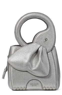 Kate Spade New York Ellie Metallic Leather Top Handle Bag